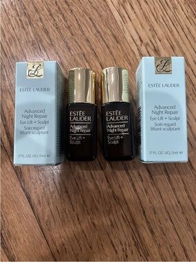 2x ESTEE LAUDER Advanced Night Repair Eye Lift + Sculpt travel .17oz 5ml Minis